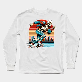 Skeleton Skater Long Sleeve T-Shirt